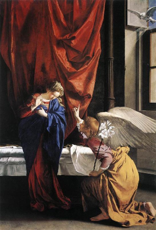 GENTILESCHI, Orazio Annunciation seyh